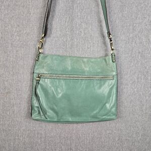 HOBO Approach Learher Crossbody Bag/Purse Mint Green.